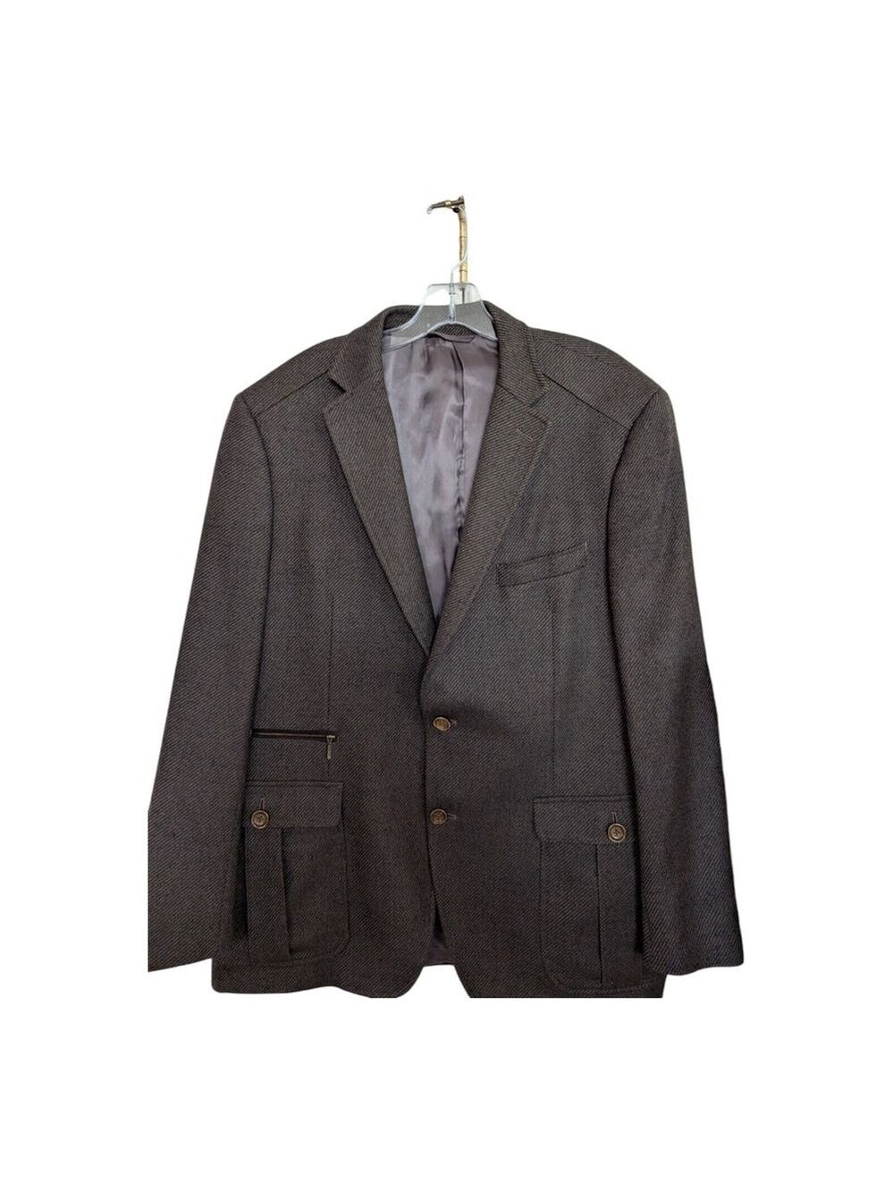 IBIZA 'Armino' 100% Angelico Super 100s Wool Field Jacket Size 44R